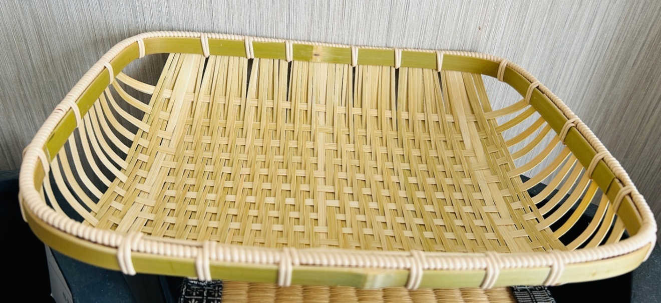 角盛りザル 国産 真竹【希少生産の日本製竹ザル】ざる【父の日ギフト】