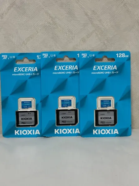 KIOXIA microSDカード 128GB KEMC-A128G 3枚セット