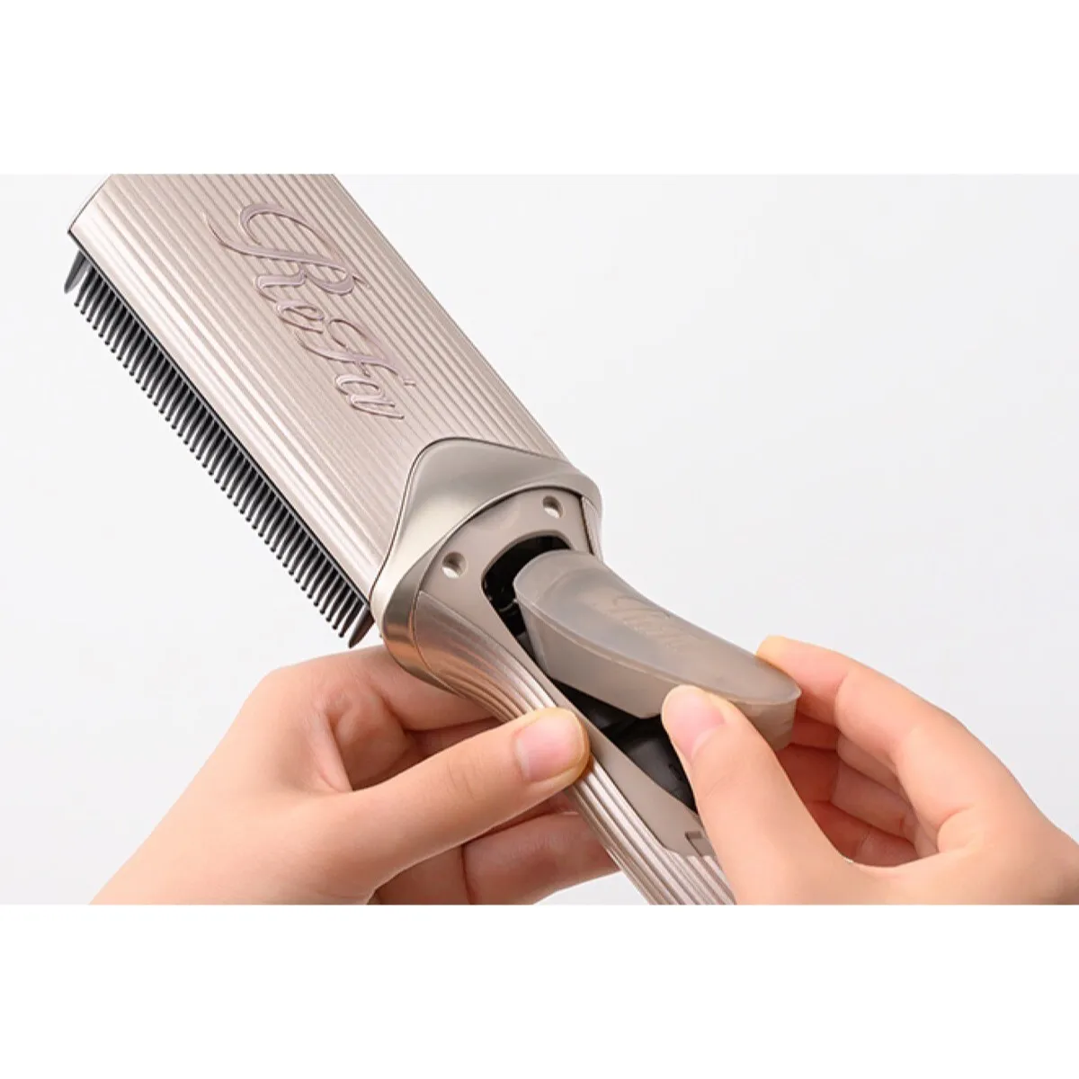 ReFa リファ トリートメントアイロン シャンパンゴールド（専用セラム150ml 1本同梱）