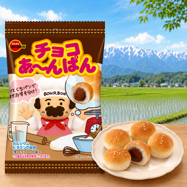 ブルボン チョコあ〜んぱん 40g チョコスナック ひとくちおやつ キッズ の ポイント消費に◎