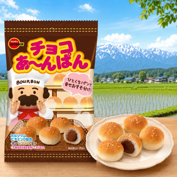 ブルボン チョコあ〜んぱん 40g チョコスナック ひとくちおやつ キッズ
