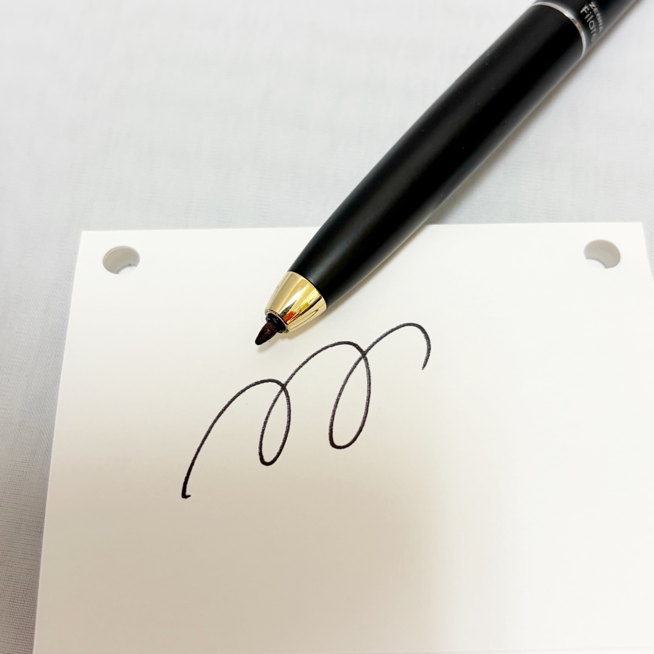 ゼブラ　フィラーレサインペン〈黒〉