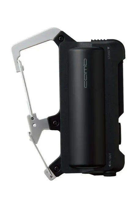 エレコム モバイルバッテリー カラビナ一体型 5000mAh 12W Type-C 1ポート防水防塵