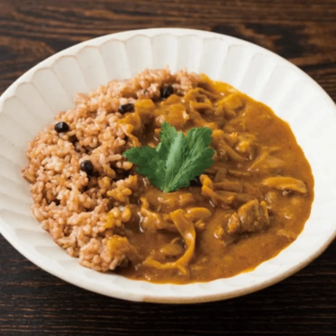 塩こうじとまいたけのポークカレー 小辛 150g×3食｜無添加 国内製造｜結わえる