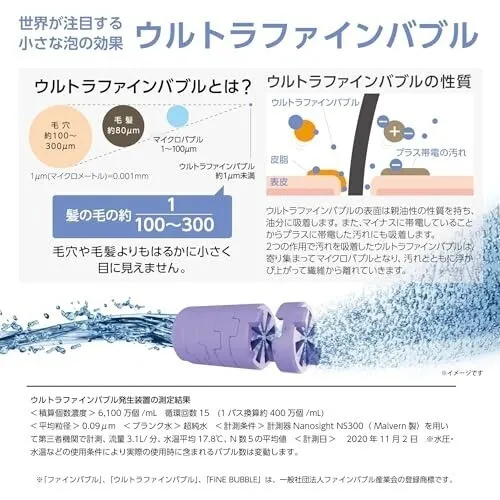 SANEI 浄水ファインバブルシャワーセット 塩素除去 日本製 白