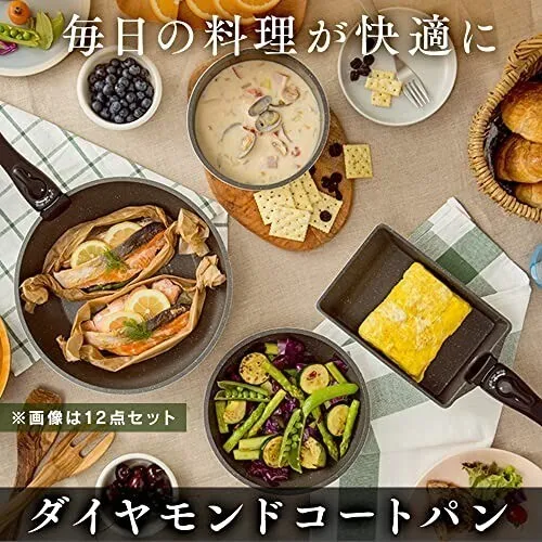 アイリスオーヤマ フライパン6点セット IH対応 ISN-SE6
