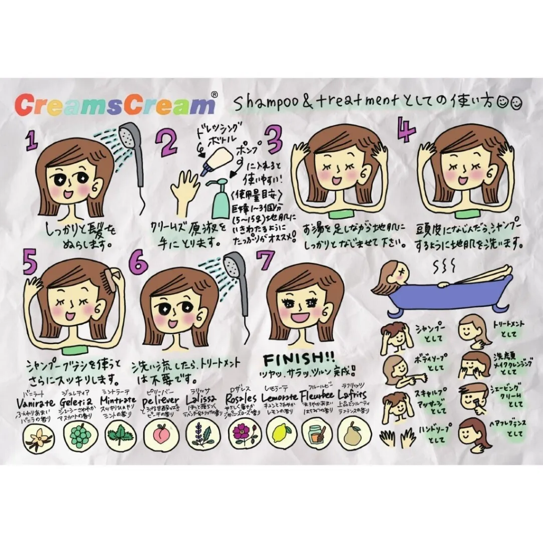 【プレミアム】クリームズクリーム 300g レモン／ラベンダー&メリッサ