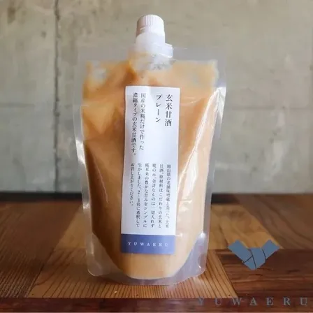 【賞味期限26.9.26・50％OFF】玄米甘酒500g｜砂糖不使用・ノンアルコール｜結わえる