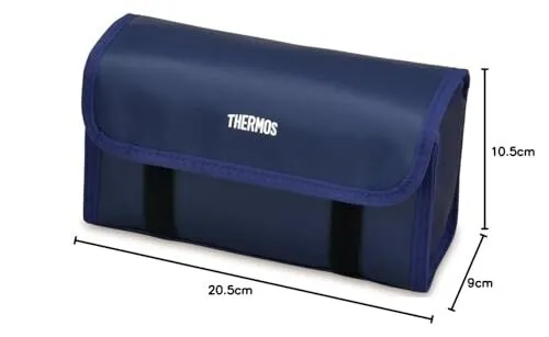 サーモス 弁当箱 2段 フレッシュランチボックス 900ml 紺