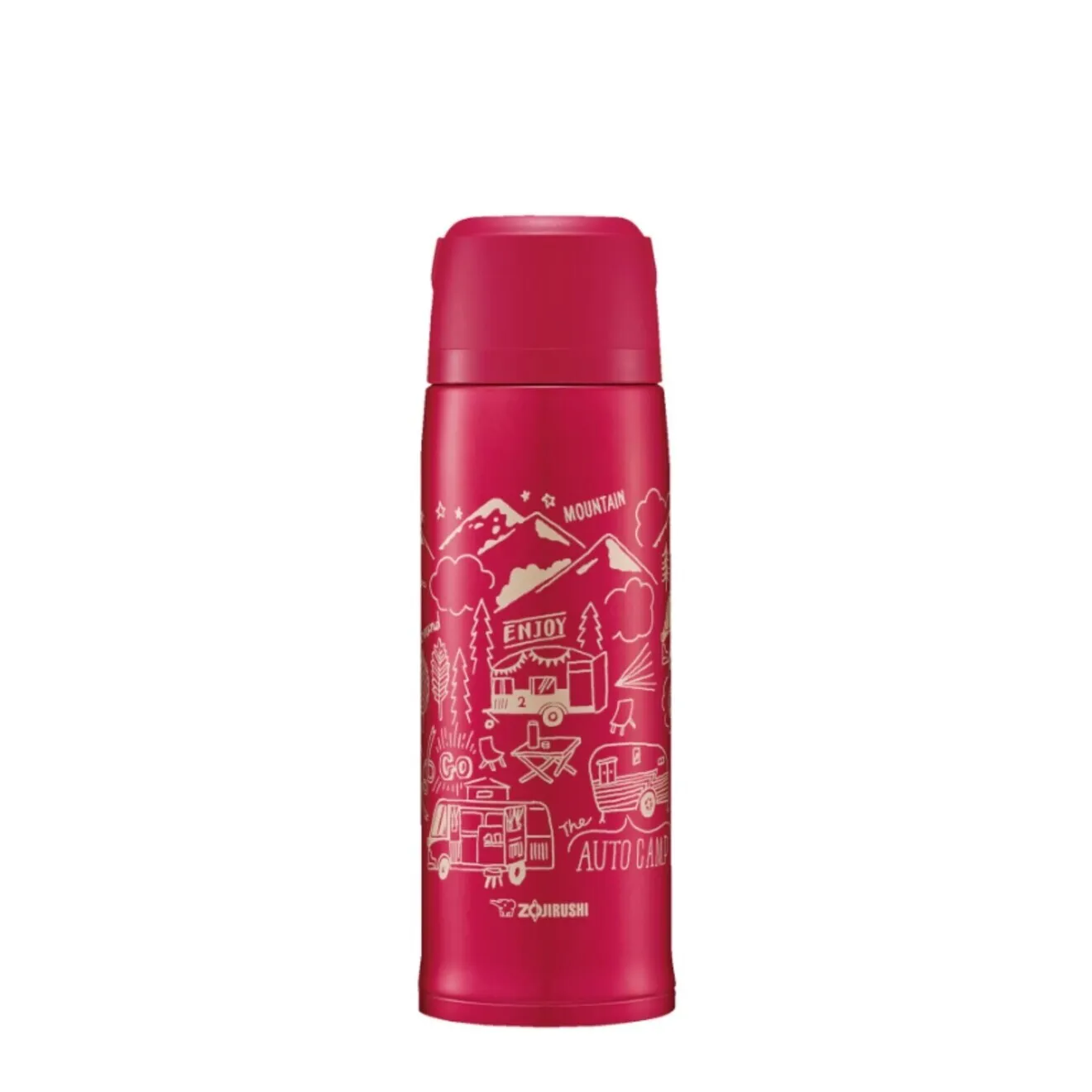 象印 水筒 ステンレスボトル 820ml コップタイプ 赤