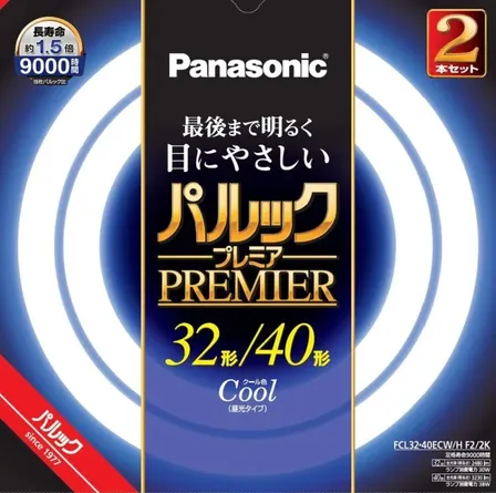 パナソニック 蛍光灯丸形 32形+40形 2本入 クール色