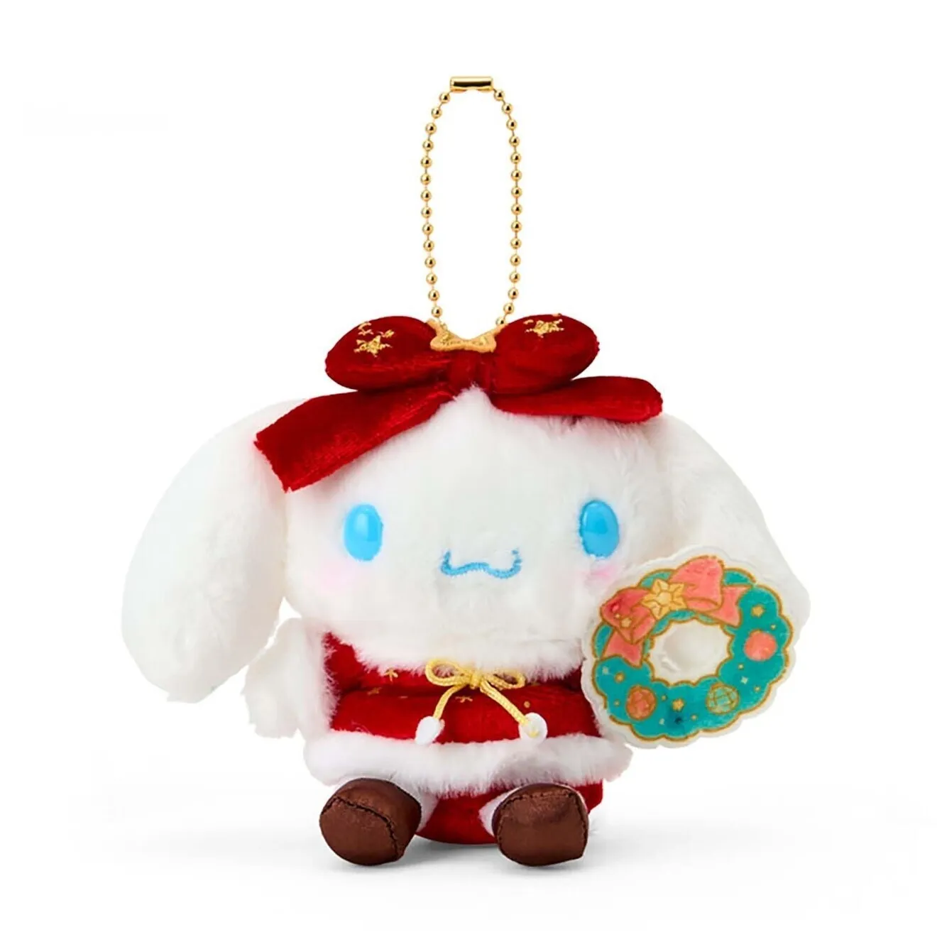 サンリオ マスコットホルダー クリスマス シナモロール