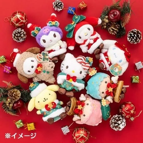 サンリオ マスコットホルダー クリスマス シナモロール