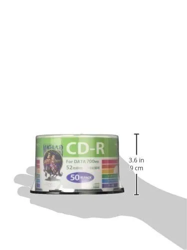 HIDISC CD-R データ用 700MB 52倍速 50枚スピンドル