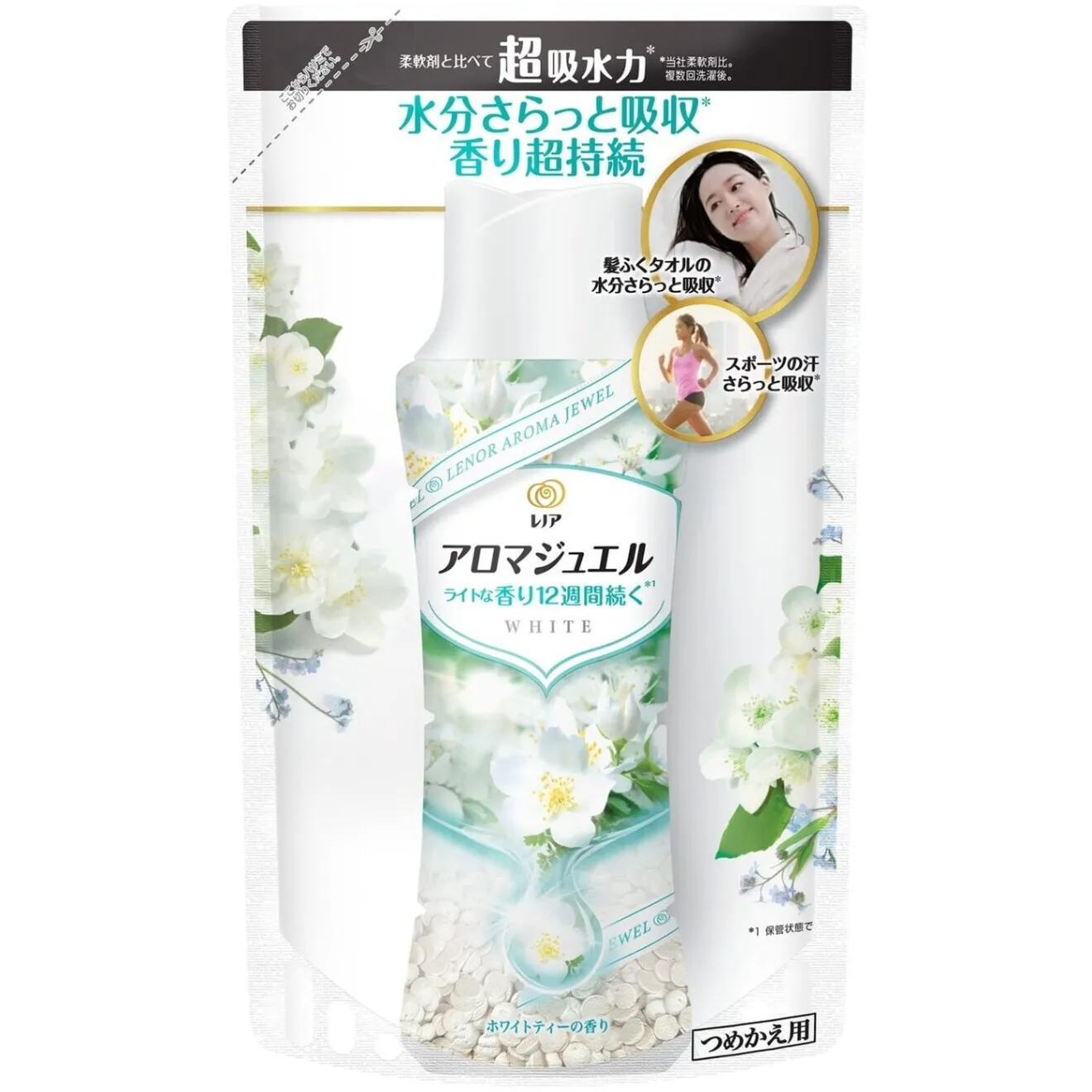 レノア アロマジュエル ホワイトティー 詰替 415mL