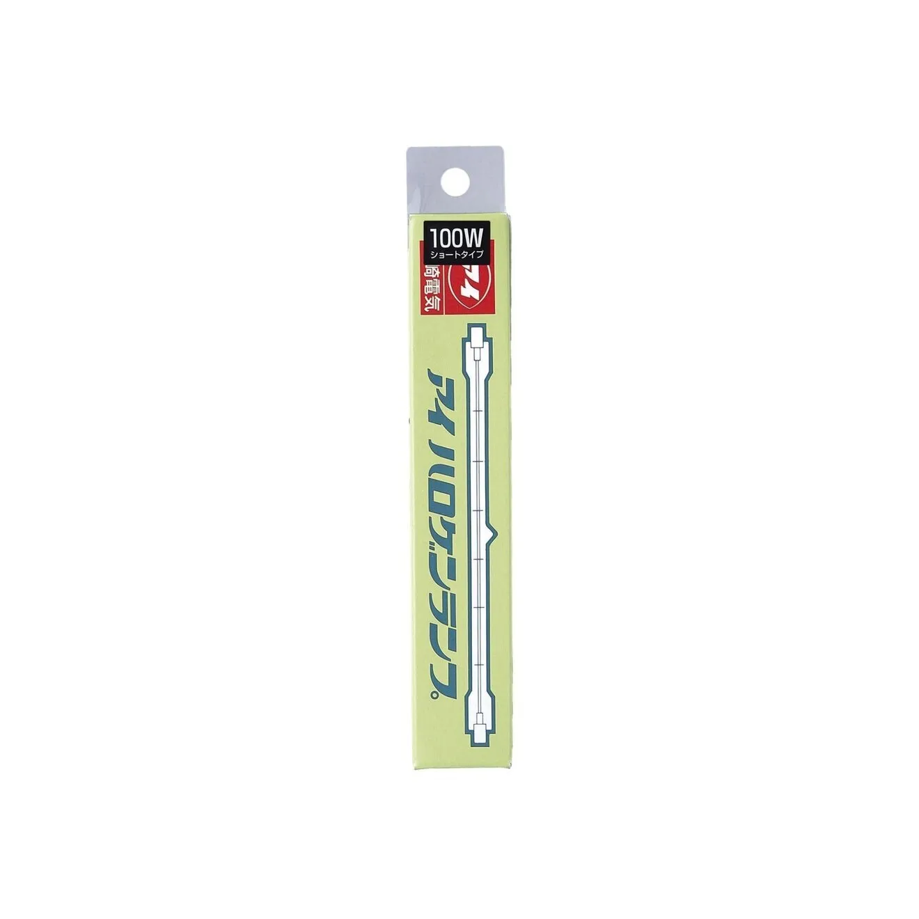 ELPA 両口金ハロゲン電球 100W R7S クリア G-223
