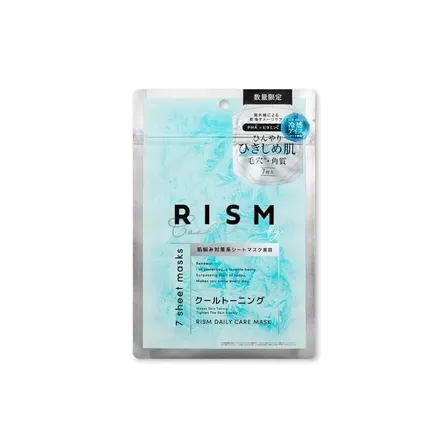 RISM クール ひんやりシートマスク ビタミンC 7枚入