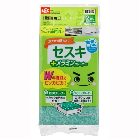 激落ちくん セスキ+メラミンクリーナー 2枚入 レック