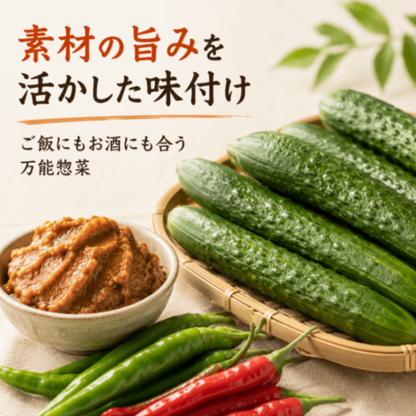 【お惣菜】みそ小胡瓜 青唐辛子入り130g