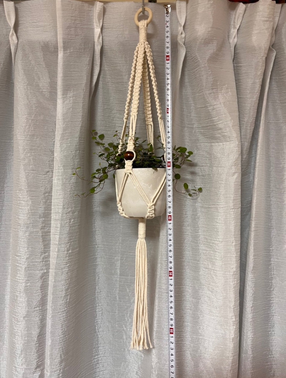 【残り3点限定】ハンドメイド プラントハンガー 80cm 観葉植物 インテリア