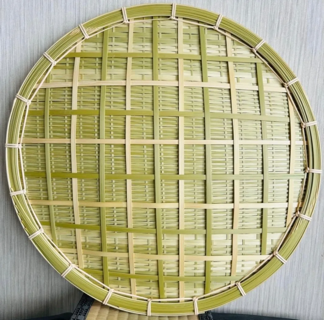 ⑥ 竹ザル 45㎝ 国産 真竹【希少生産の日本製竹ザル】ざる