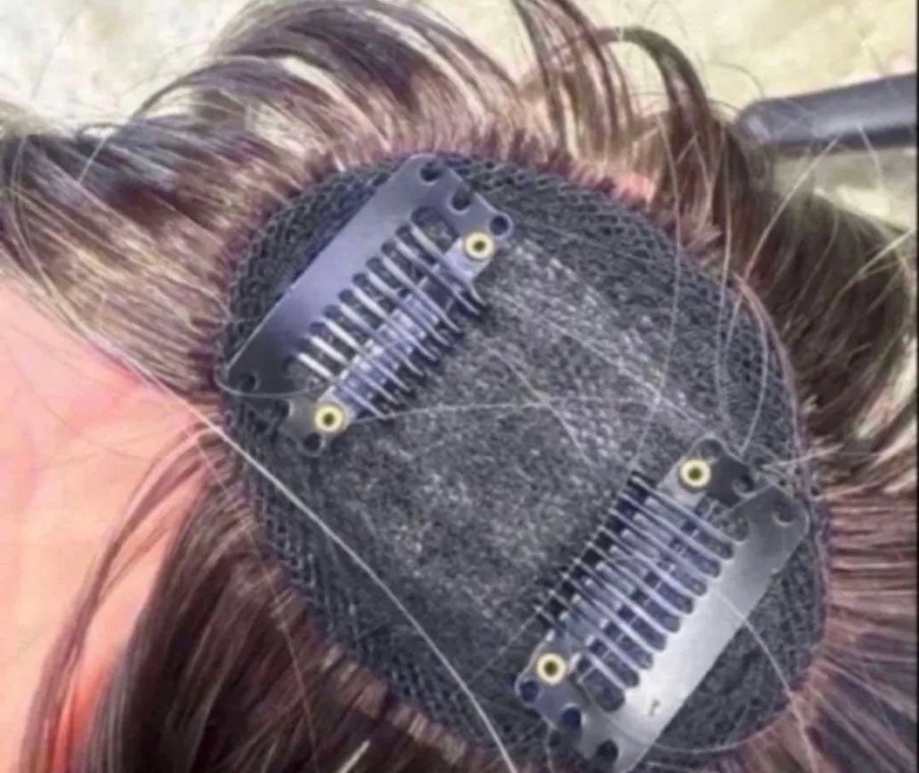 新作お試し＊アトリエ染め＊血色UP＊ダークモカアメジストピンク＊トップエクステ＊