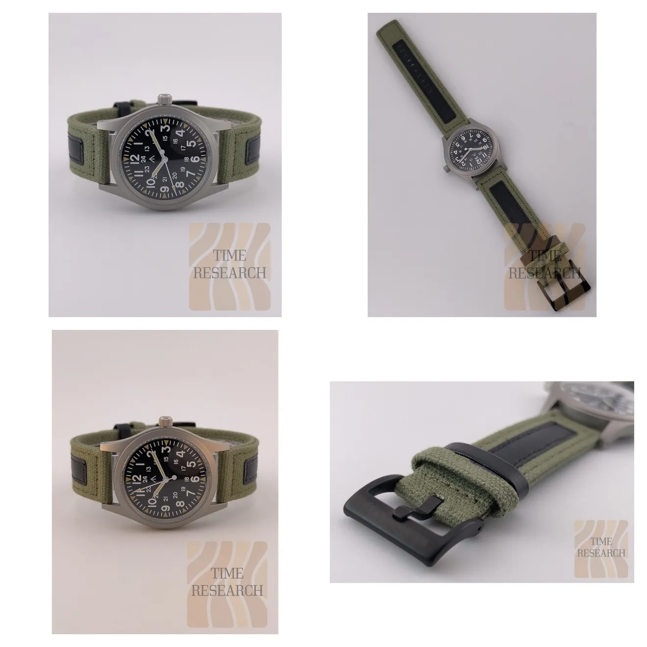 ミリターウォッチの最適解を示す【国産ミヨタムーブ/新品】Wドームサファイア ①
