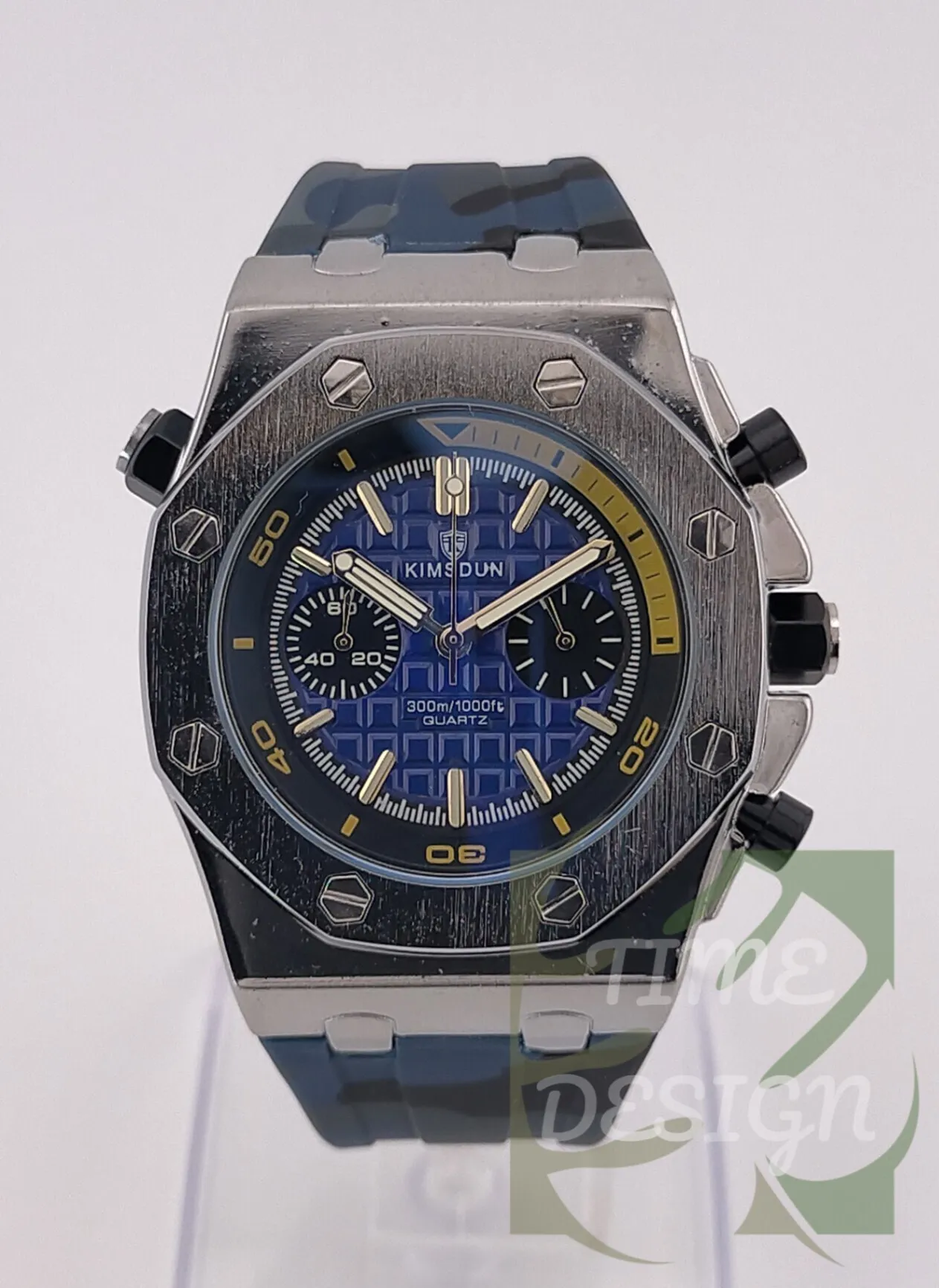 【王道八角スタイルを現代にモデファイ/新品】デザインウォッチ 迷彩③