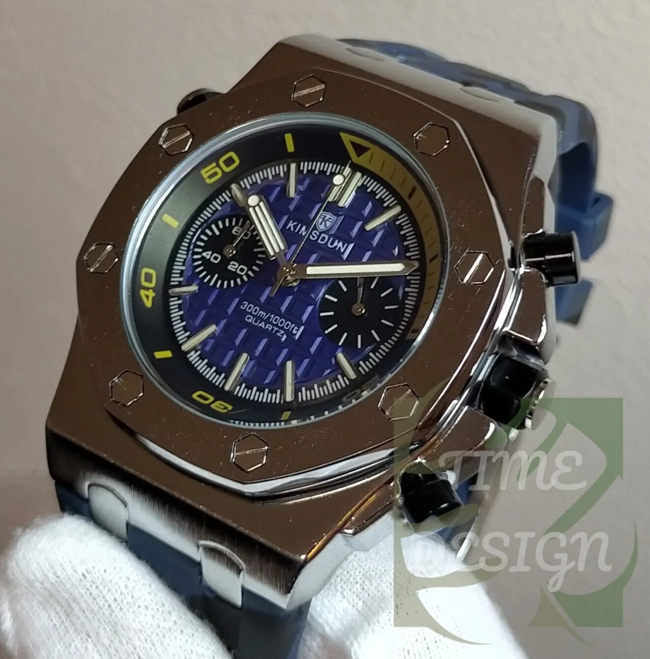 【王道八角スタイルを現代にモデファイ/新品】デザインウォッチ 迷彩③
