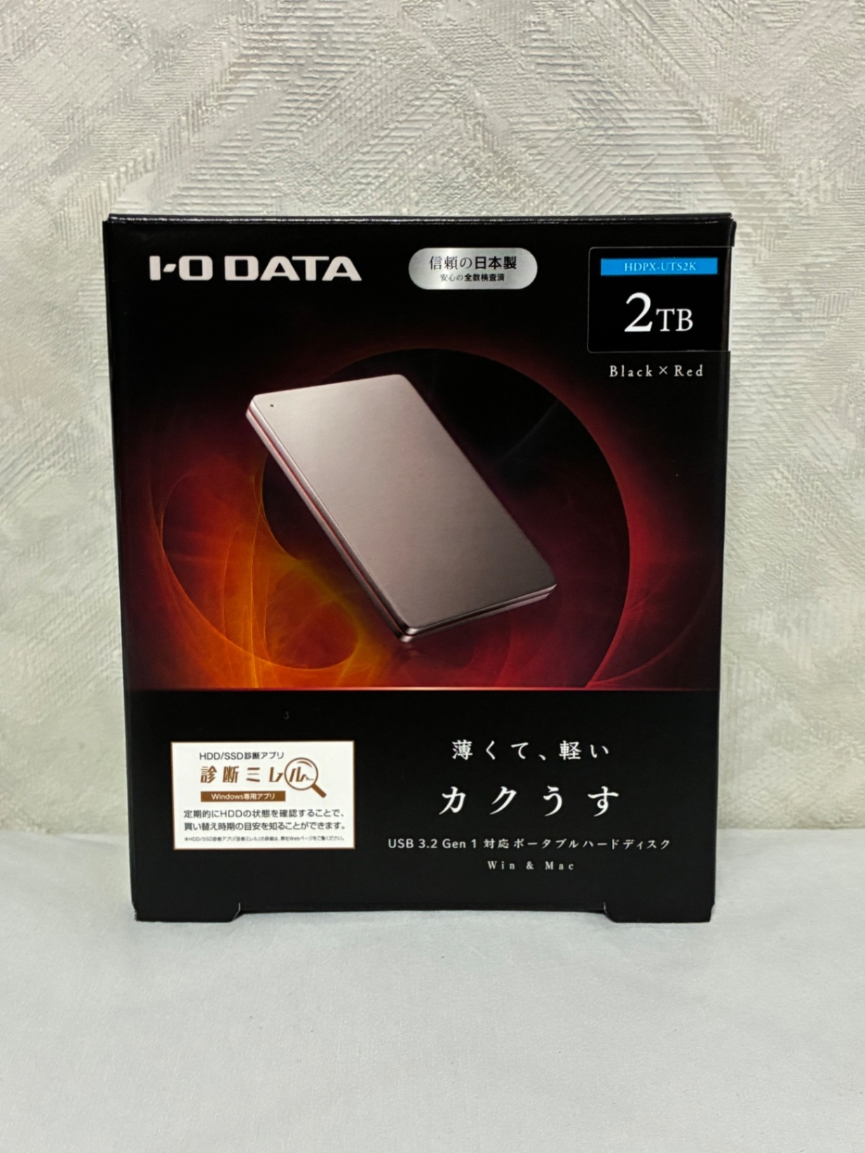 【新品】I-O DATA カクうす 2TB HDPX-UTS2K