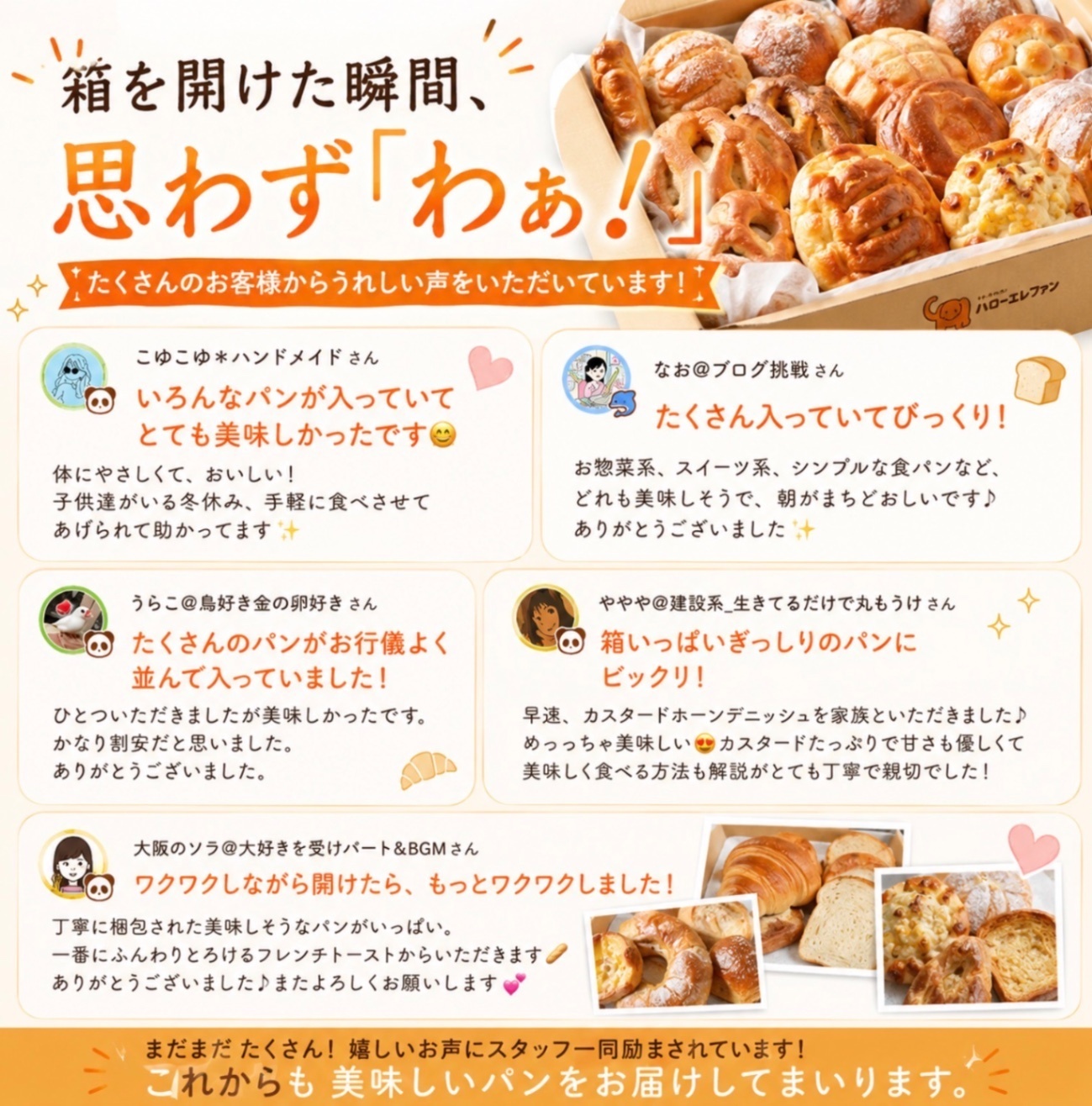 【フードロス削減】箱を開けてワクワク！湘南のパン屋さんのお楽しみパンBOX　予約受付中
