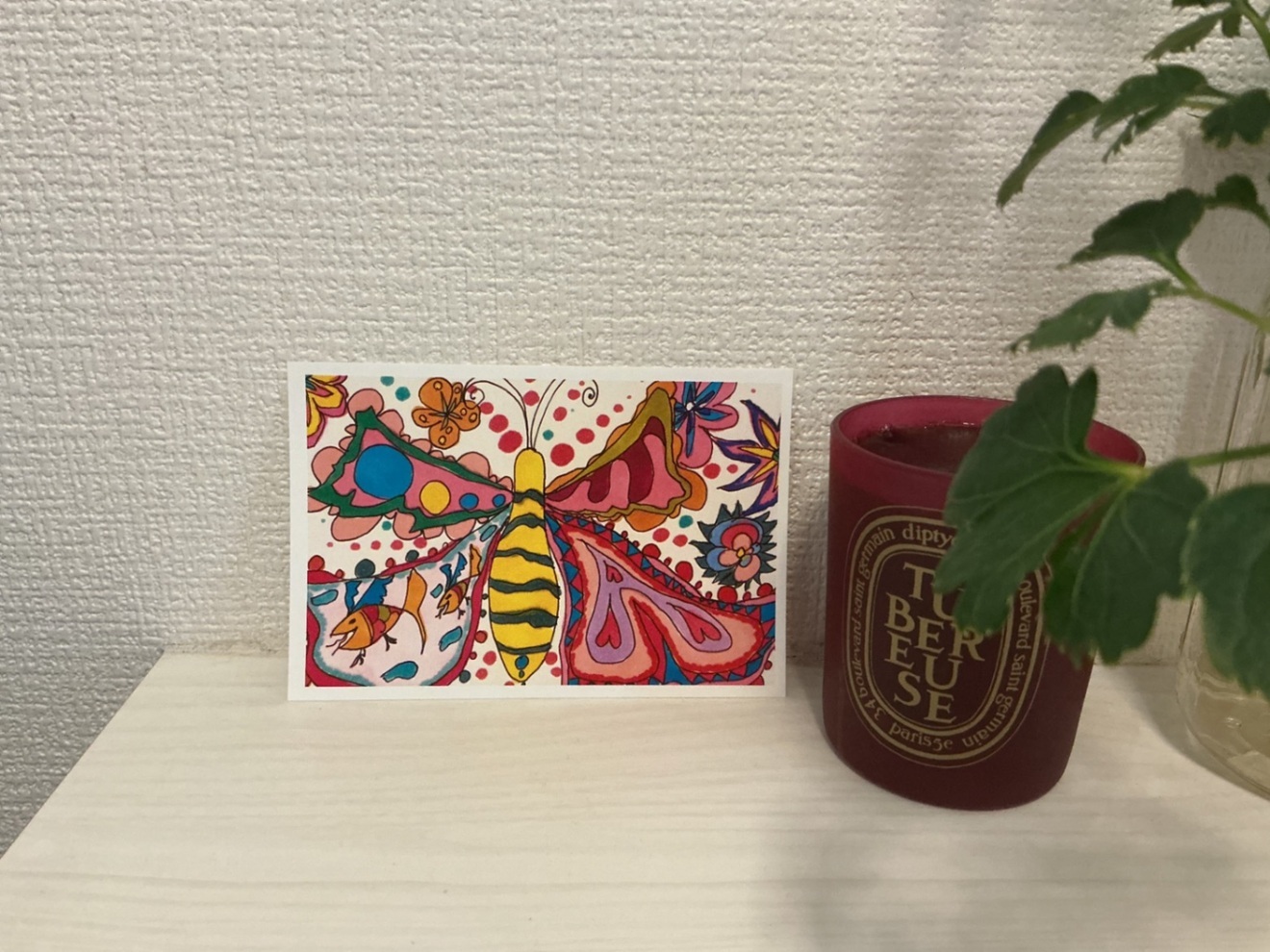 ポストカード3枚セット「Happy Butterfly」｜カラフル蝶々イラスト