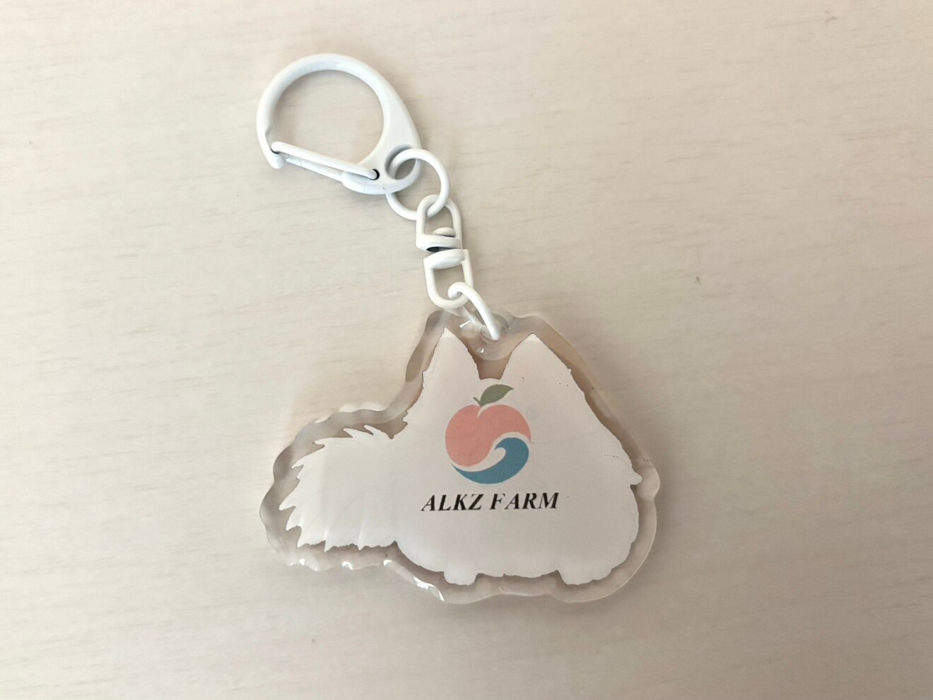 ALKZ FARM　愛犬ナナのキーホルダー