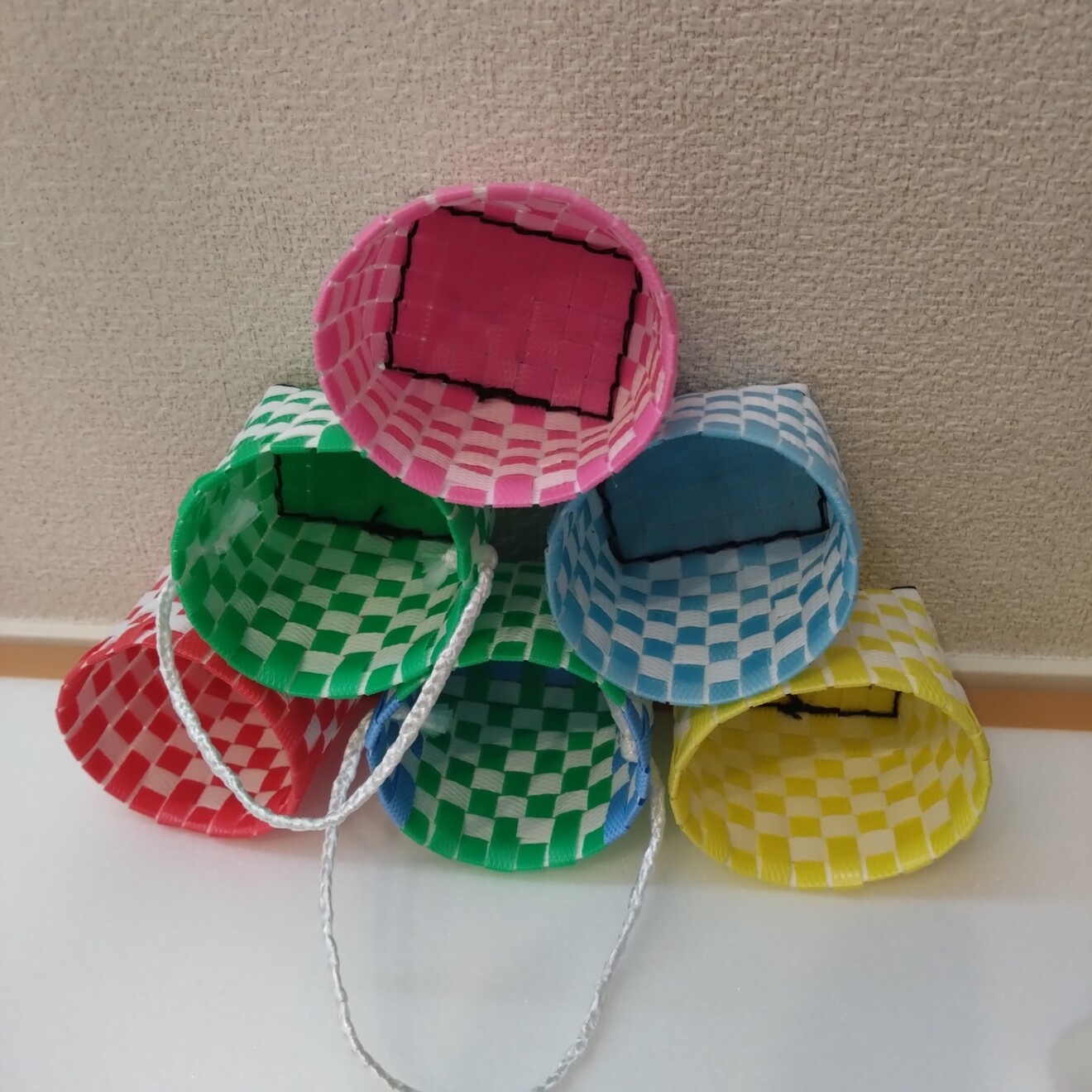 【ハンドメイド】ミニミニはけご　学長ライオンぬいぐるみがピッタリ🧺🦁