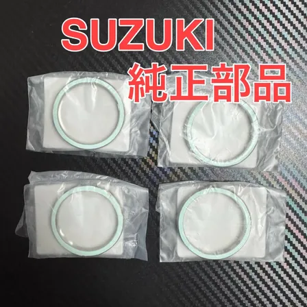 4個 スズキ純正 EXガスケット マフラーガスケット GS400 GS750 GSX1100S