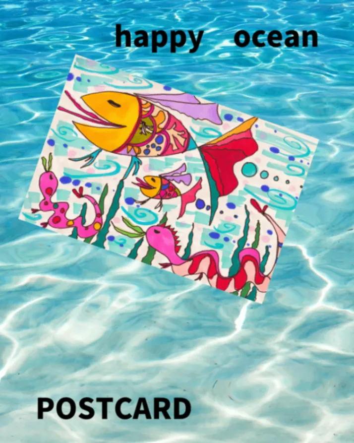 Happy Ocean ポストカード6枚セット