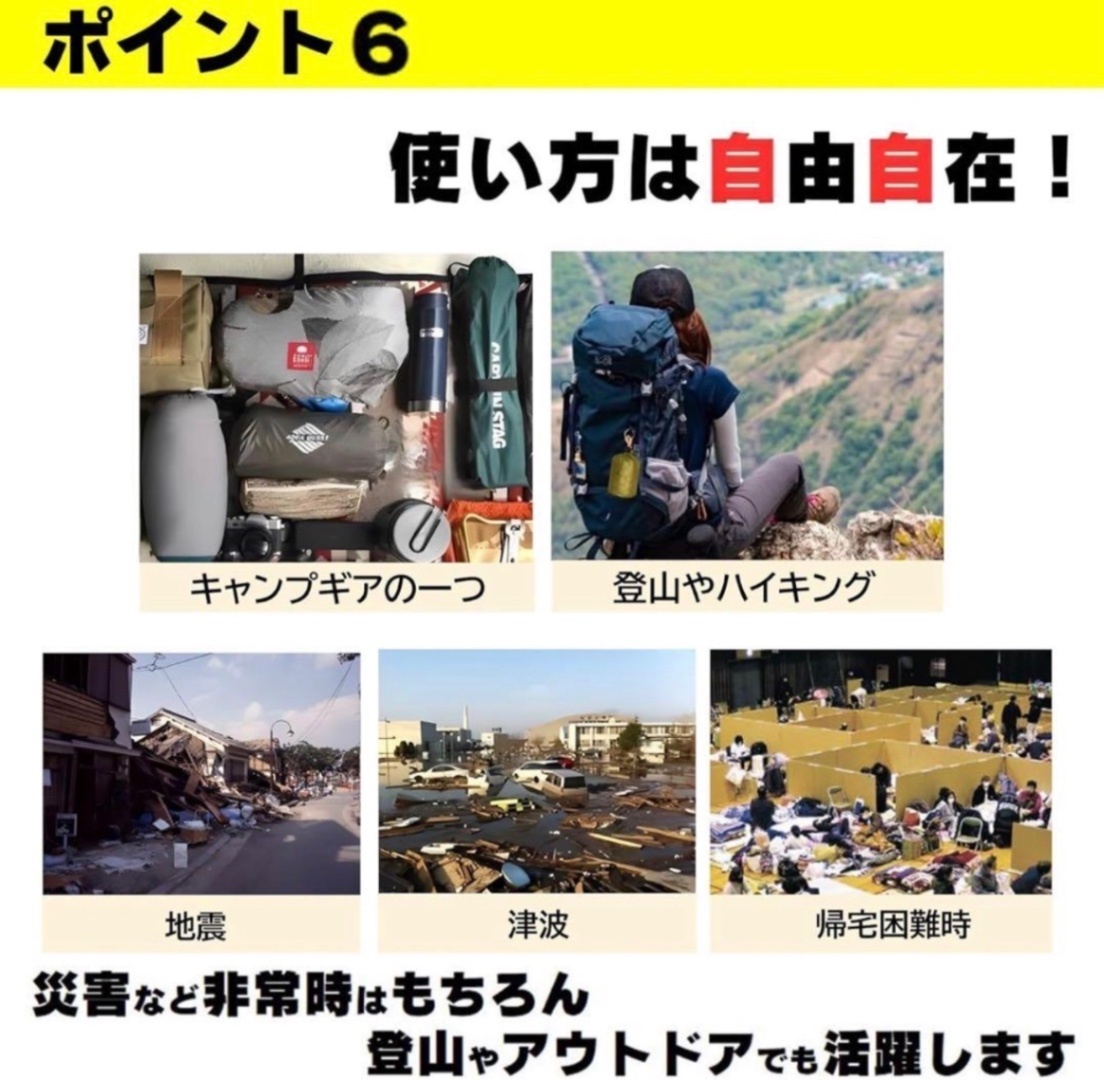 【新品 未使用】5個セット 防災用アルミシート 緊急 アウドドア 登山 キャンプ