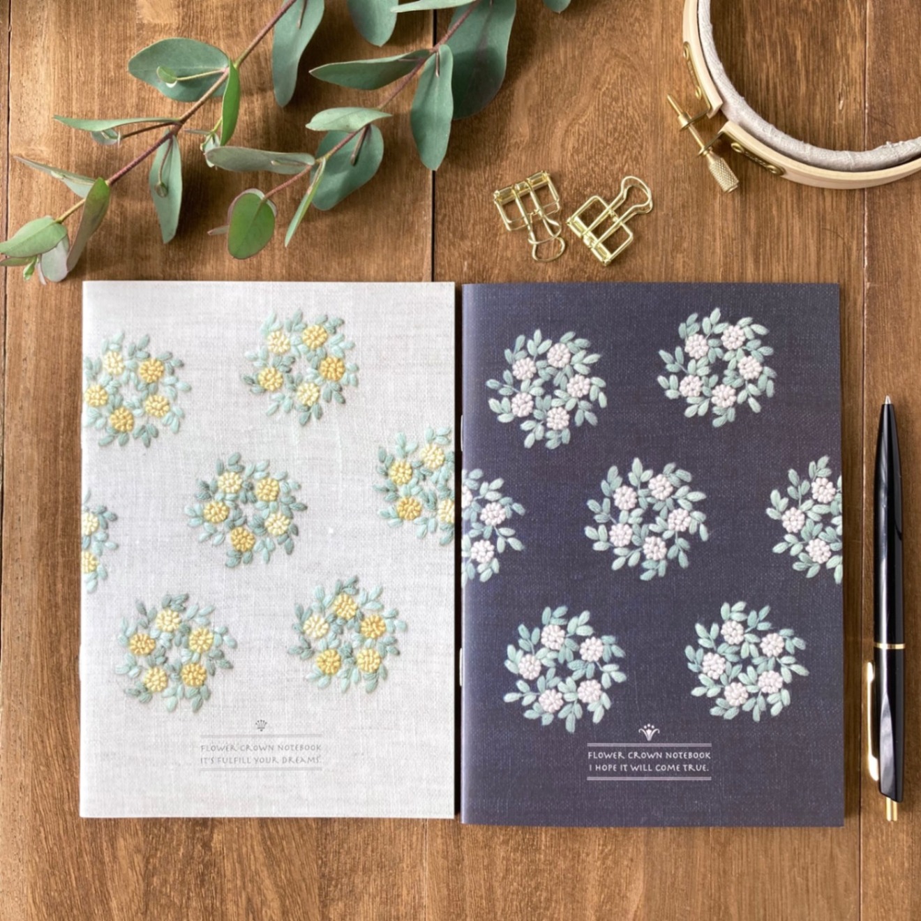 刺繍プリントノート《ソワレ》B6