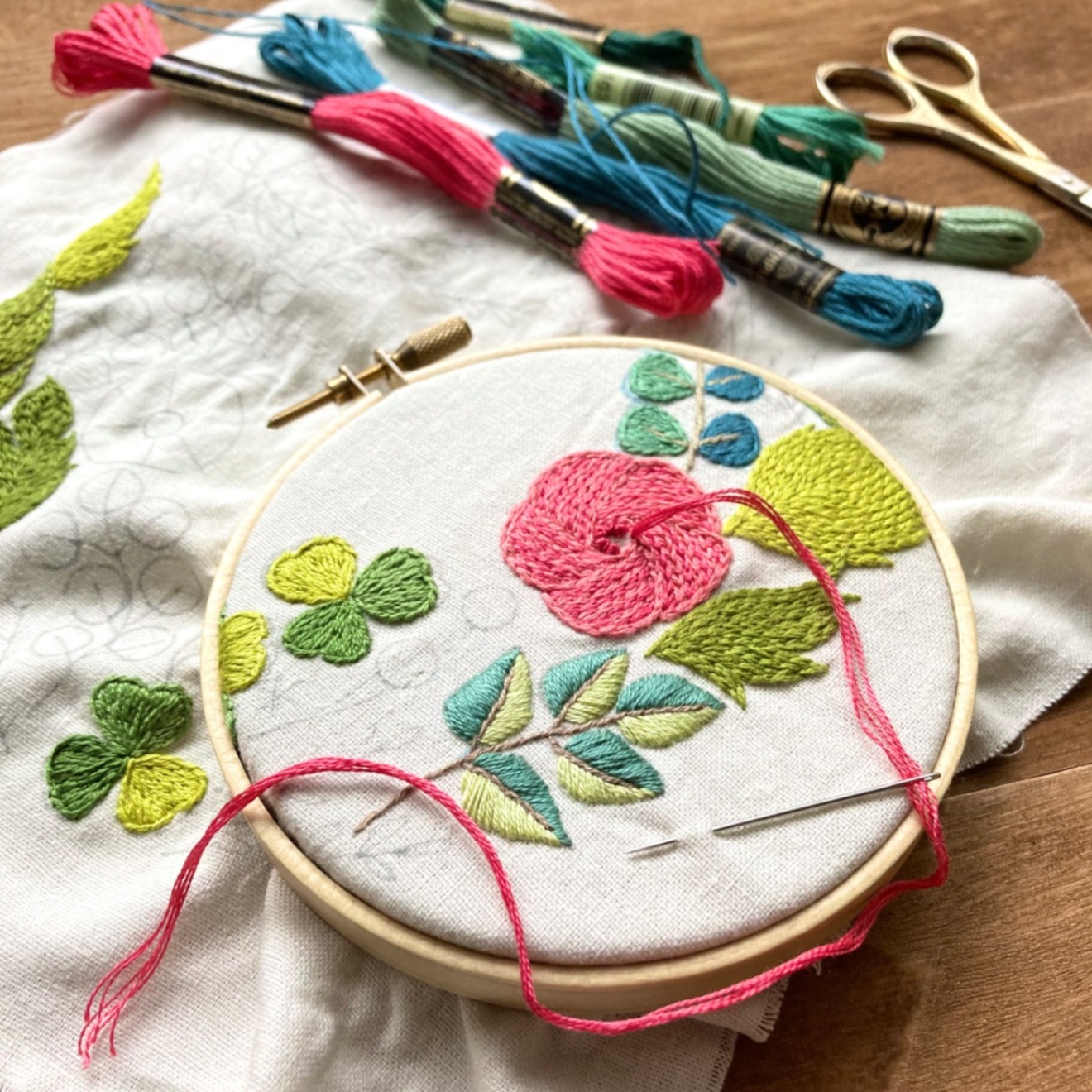 刺繍プリントノート・祝福　A5