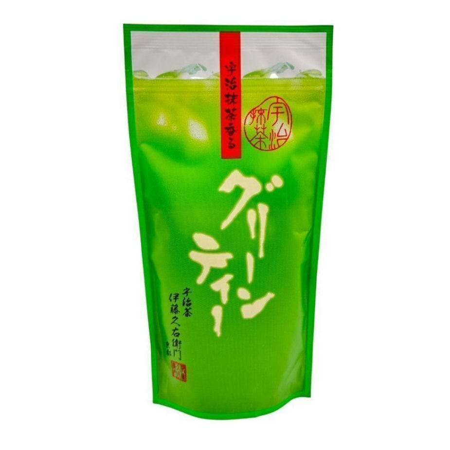 🍵【大容量300g】伊藤久右衛門 宇治抹茶グリーンティー 袋入 混ぜるだけ本格抹茶 ３袋 送料無料