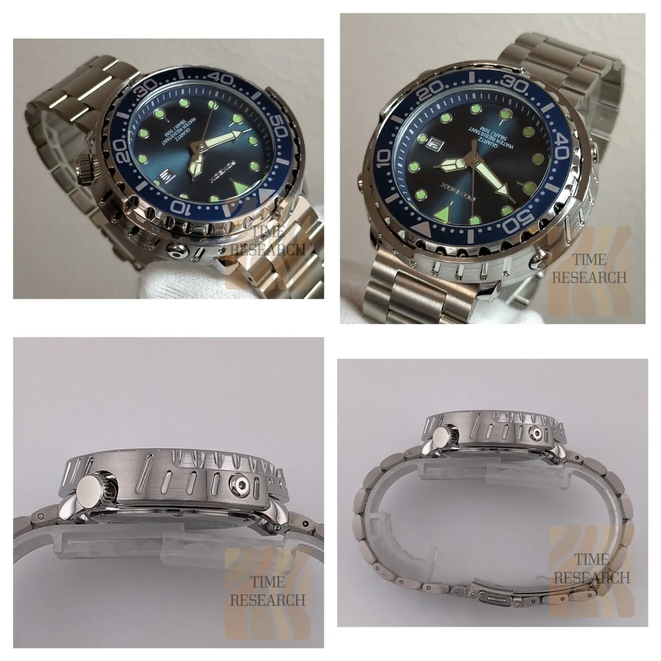 スポーツウォッチの屈強を極める【ケースプロテクター搭載/新品】ディープシーブルー