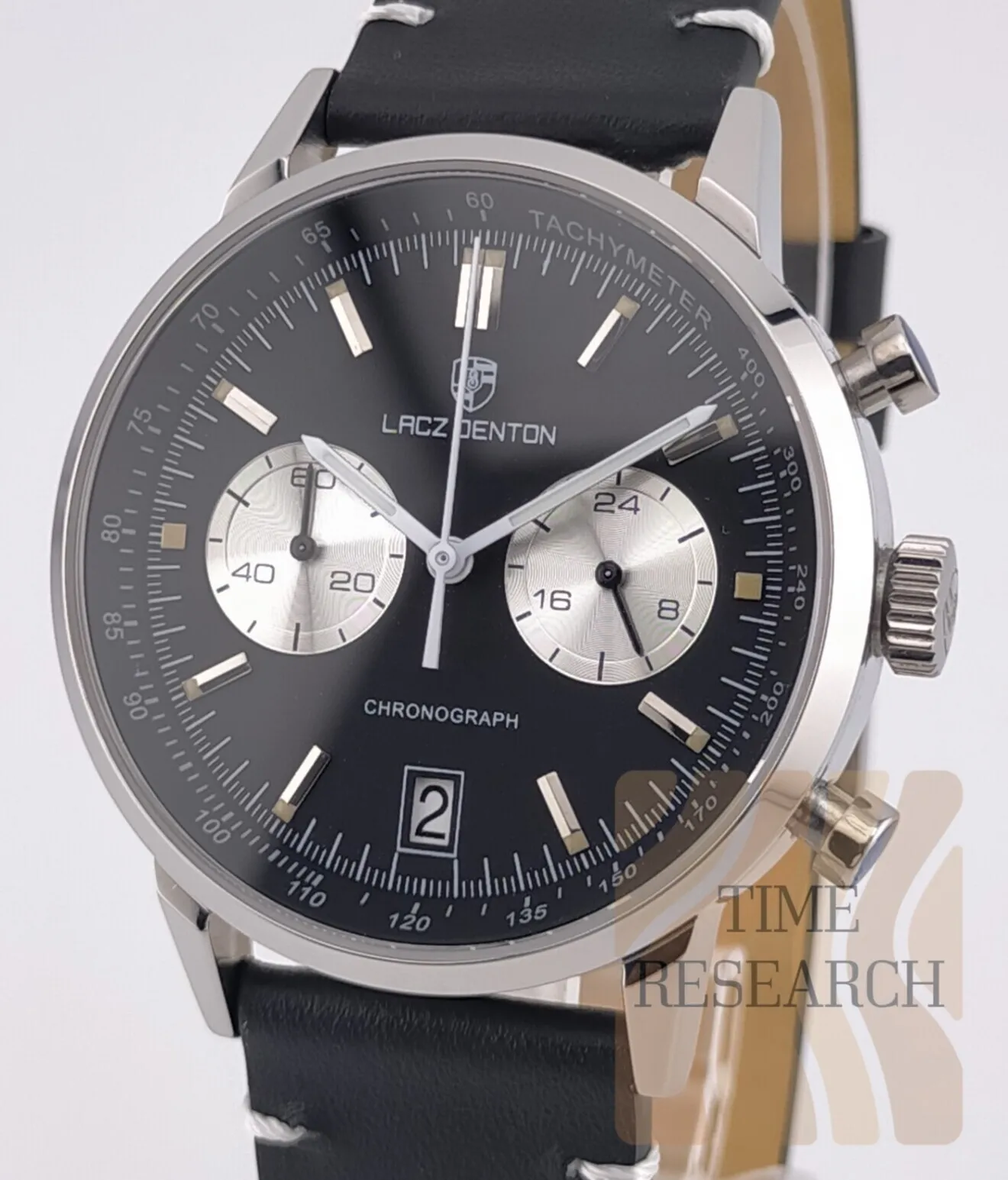 【国産vk64に秀逸デザインを纏った大人の為のクロノグラフ/新品】防水100m①