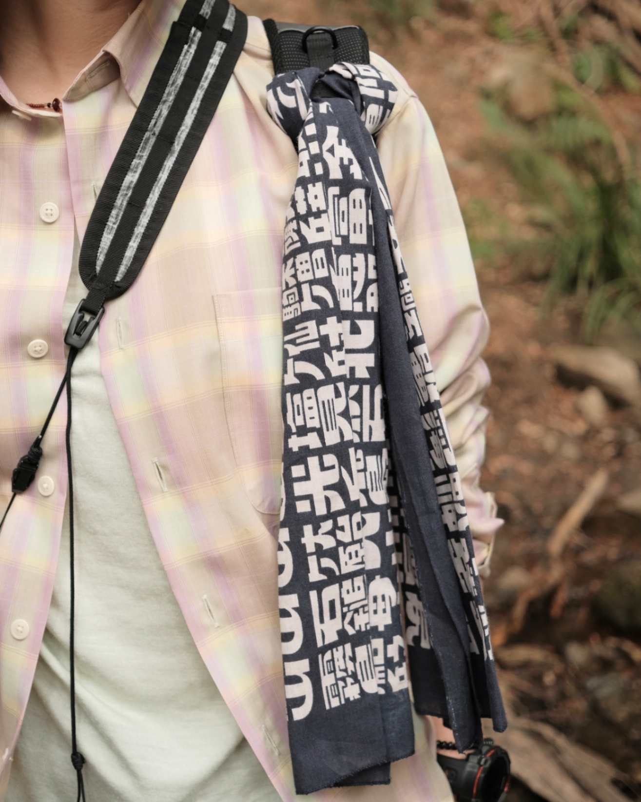 【登山用の手ぬぐい】　日本百名山手ぬぐい　あの山この山　色：こいあい