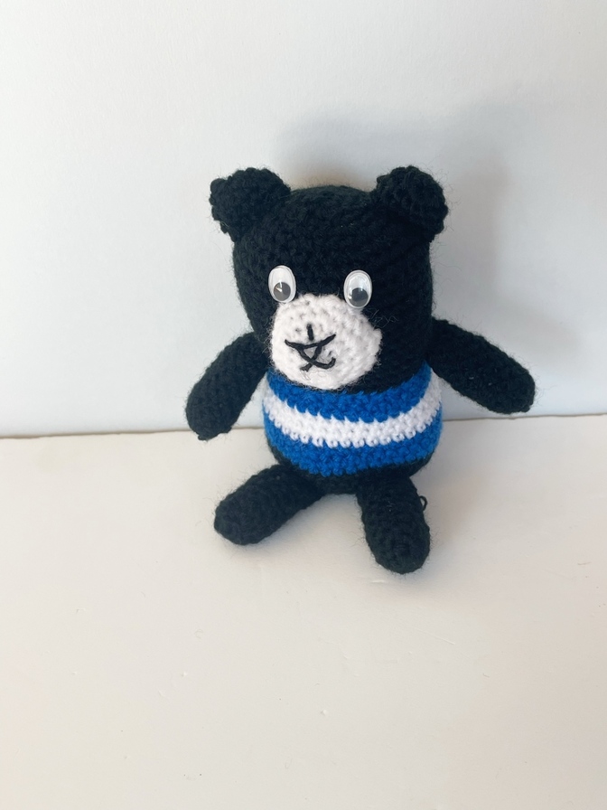 ブングマ　あみぐるみ　 S〈青〉