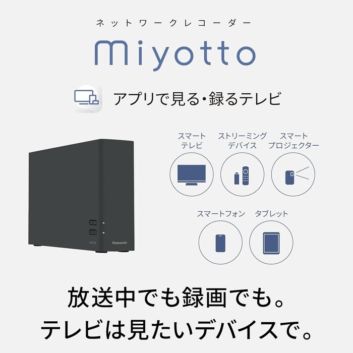 Panasonic ネットワークレコーダー miyotto UN-ST20A-H