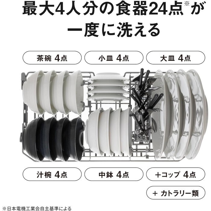 【延長3年保証】Panasonic食器洗い乾燥機　NP-TSK2-C