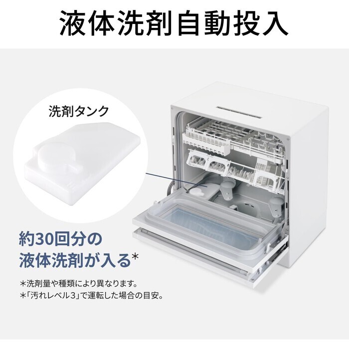 【延長3年保証】Panasonic食器洗い乾燥機　NP-TZ500-W