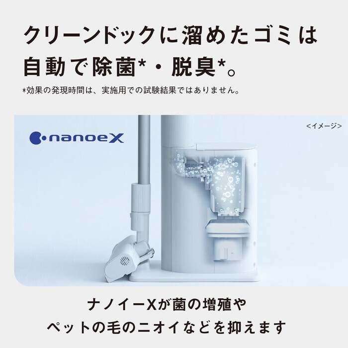 【延長3年保証】Panasonic 家庭用掃除機（コードレススティック） MC-NX700K-W