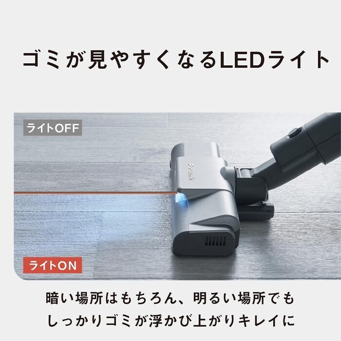 【延長3年保証】Panasonic 家庭用掃除機（コードレススティック） MC-SB55K-A