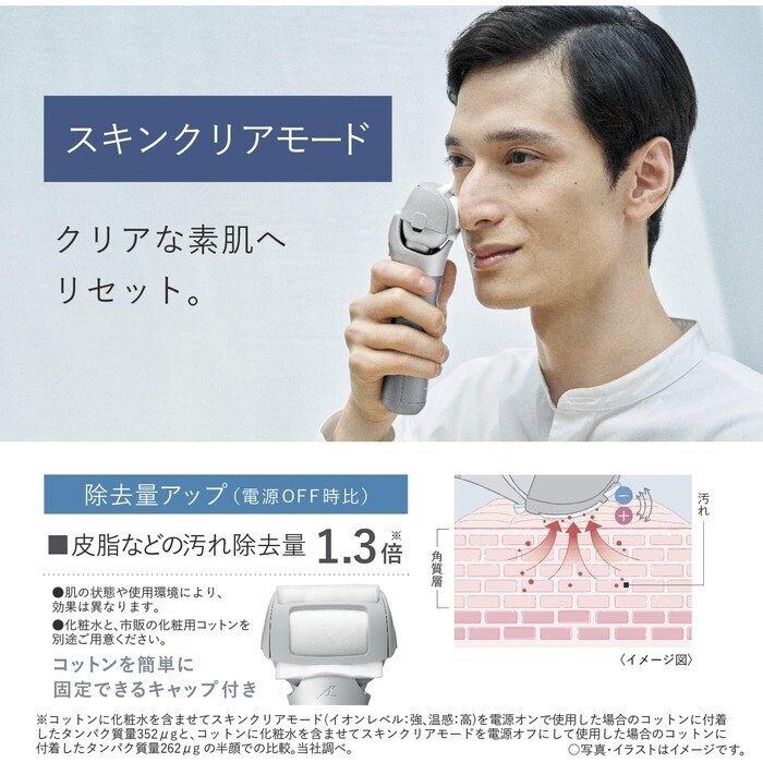 【延長3年保証】Panasonic ラムダッシュ　スキンケア ES-MT22-S